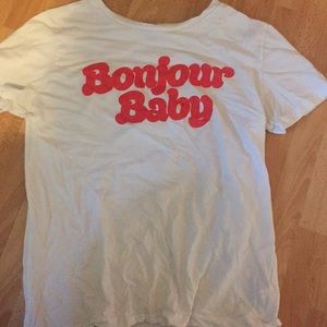 “Bonjour Baby” Forever 21 t-shirt